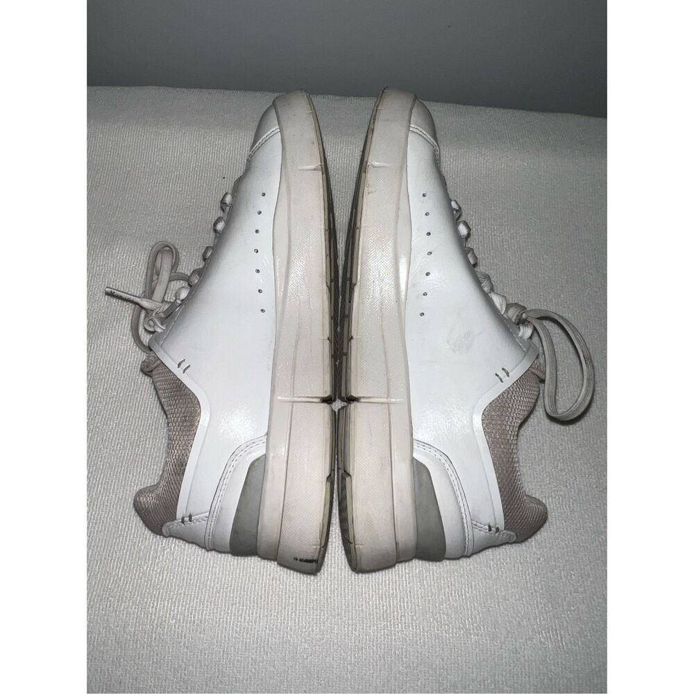 On Cloud The Roger Advantage Womens Size 8.5 White Leather Sneakers - Picture 6 of 8